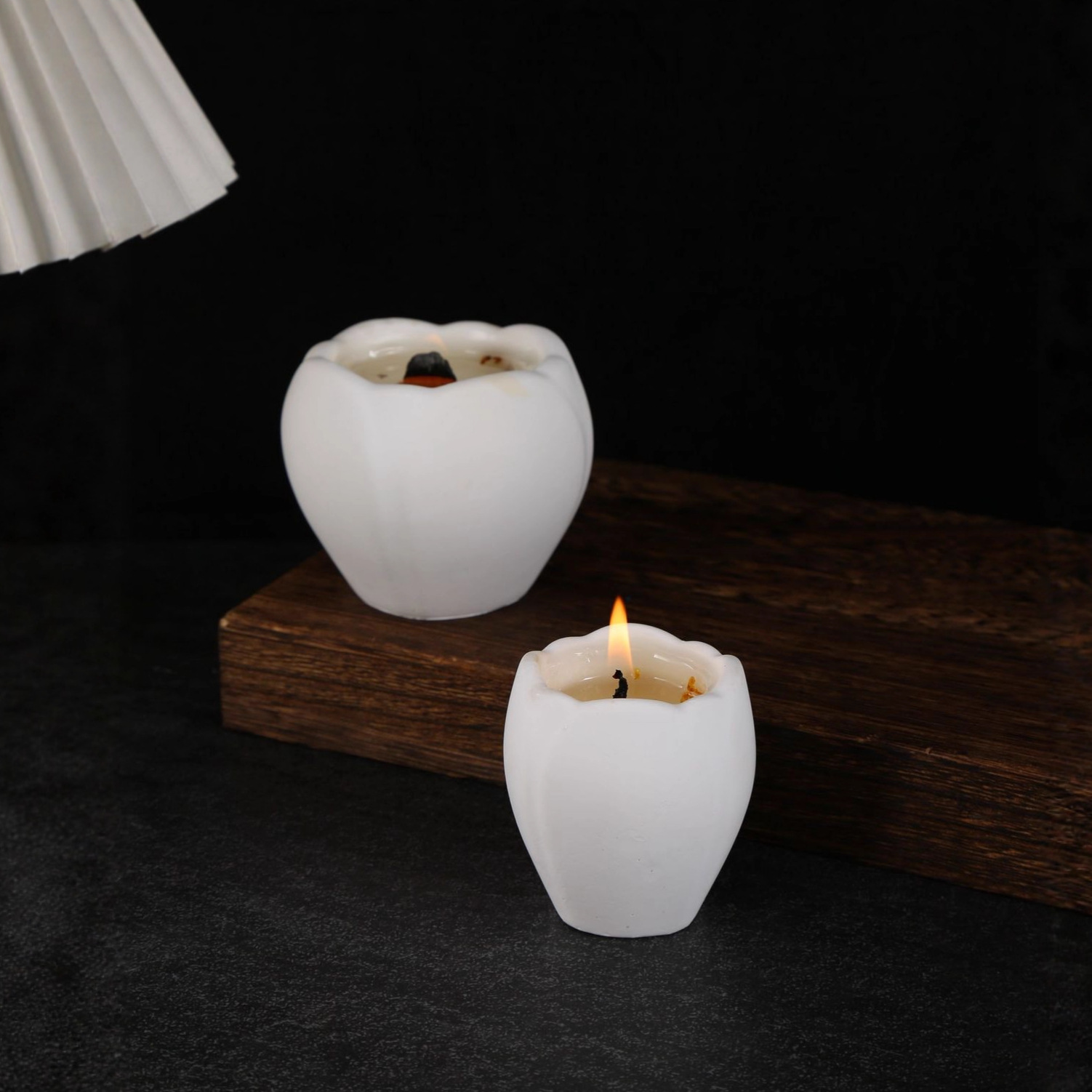 家の装飾用のアロマセラピーキャンドル、チューリップ型、長持ち - Home Fragrance Usa のレビューと価格