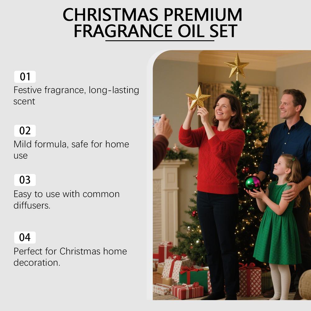 6種類のアロマオイルがセットになった、クリスマスギフトに最適 - Home Fragrance Gift のレビューと価格