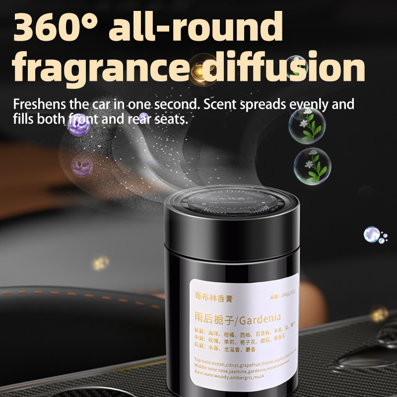車用芳香剤、新モデルの車用お香、男女兼用の固形フレグランスバ - Home Fragrance Logo のレビューと価格